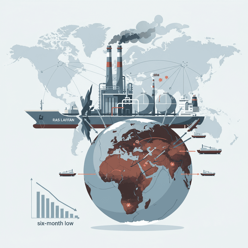 الحرب تخنق صادرات الغاز الطبيعي المسال عالمياً... الأدنى في 6 أشهر