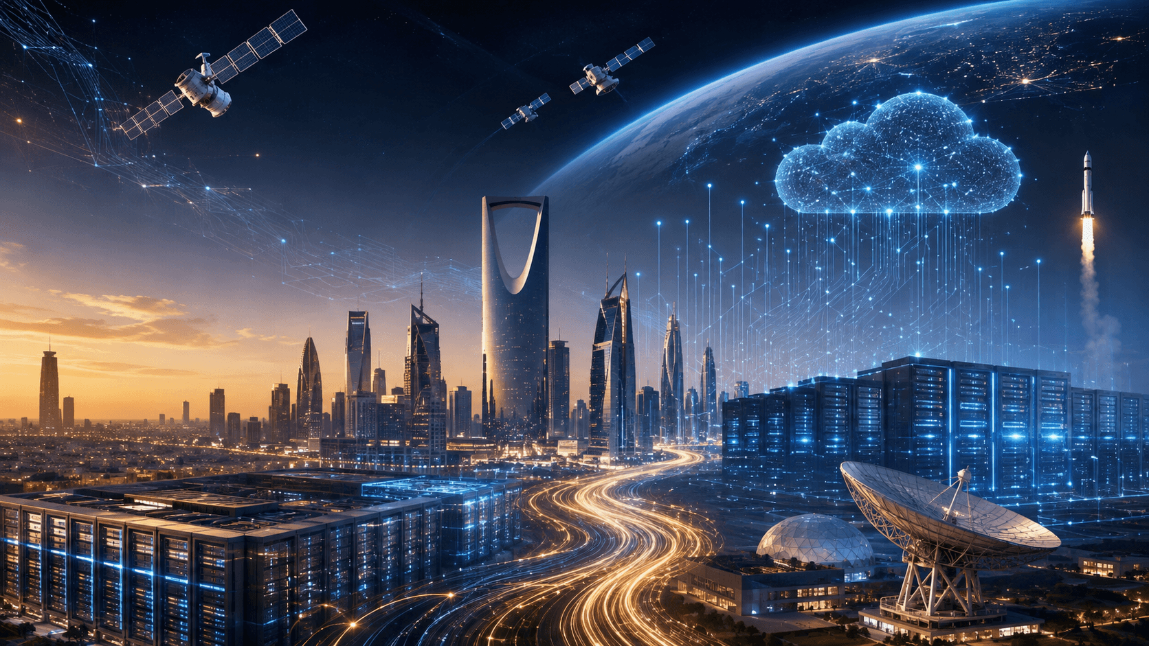 السعودية تدفع نحو اقتصاد رقمي متقدم باستثمارات في الذكاء الاصطناعي والفضاء