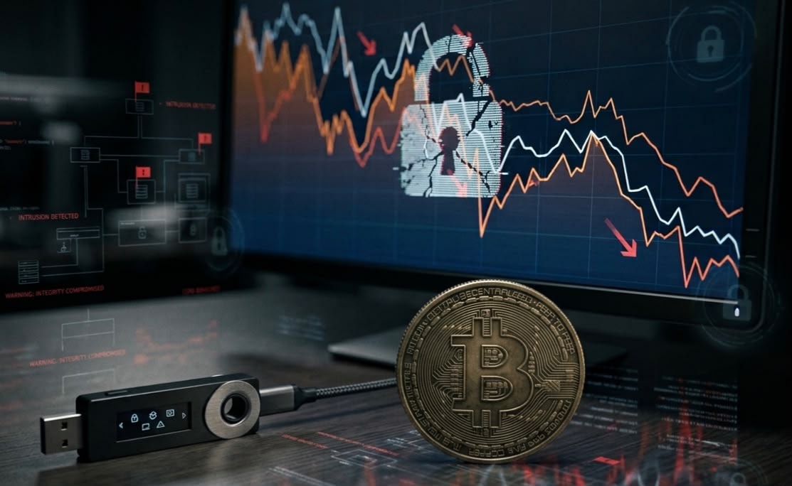 محفظة عملات مشفّرة وبيتكوين أمام مؤشرات سوقية ai