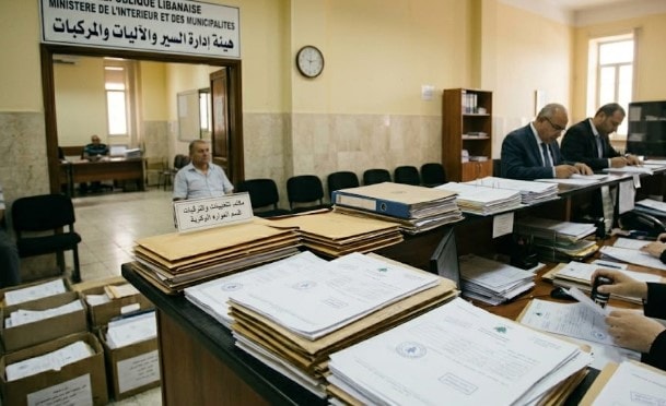مبنى مصلحة تسجيل السيارات والآليات (النافعة)