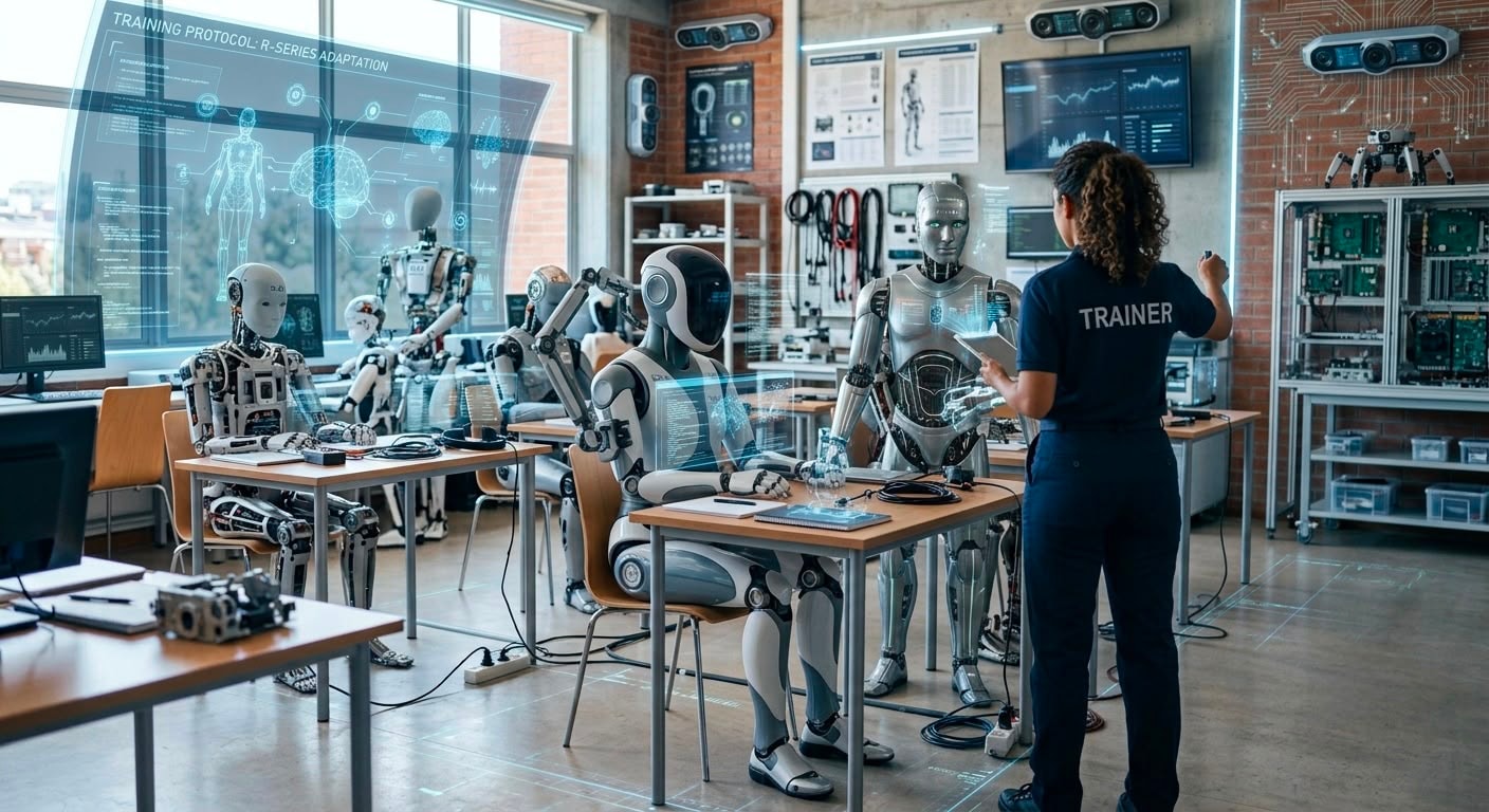 مدرسة لتدريب الروبوتات ai