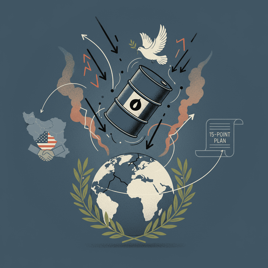 أسعار النفط تهوي بنحو 6% الأربعاء وسط تفاؤل حذر بوقف إطلاق النار وجهود دبلوماسية مكثفة