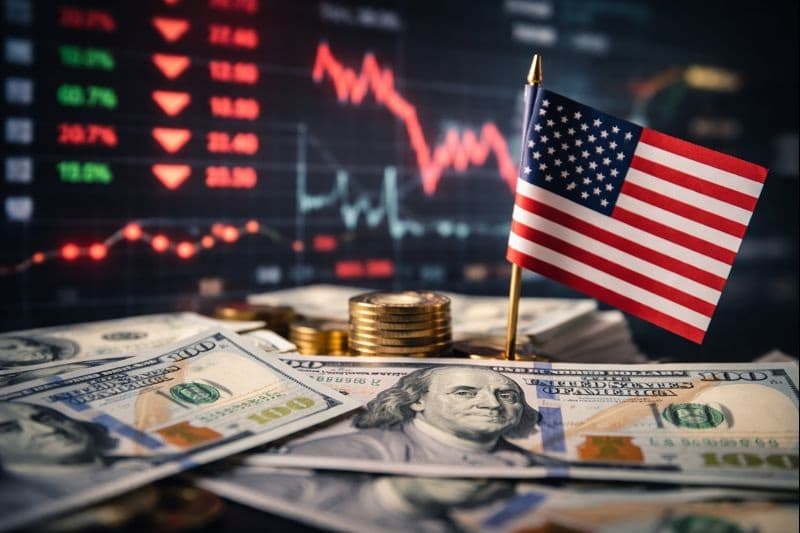 الدولار يتراجع تحت ضغوط تهديدات ترامب بفرض رسوم جديدة على أوروبا