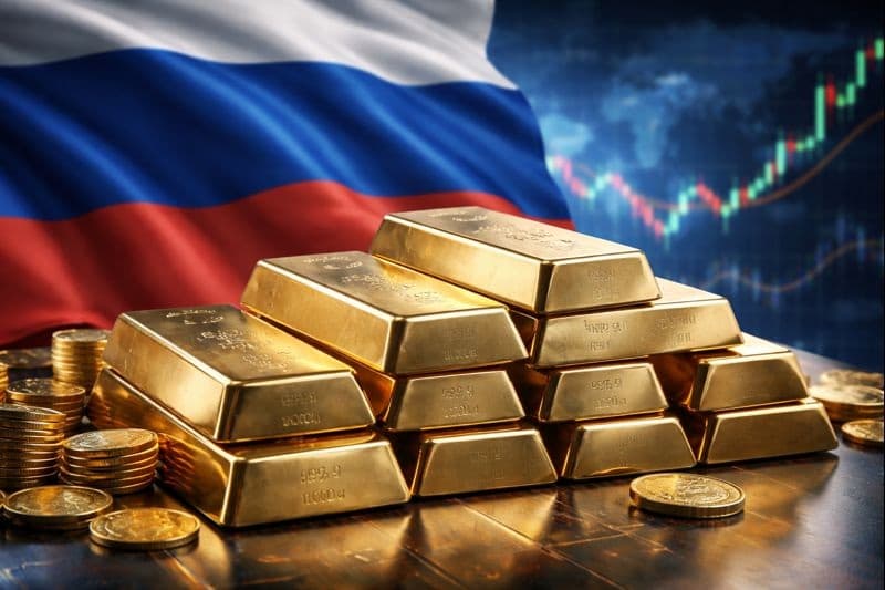 بقيمة تجاوزت أصولها المجمدة... روسيا كسبت 216 مليار دولار من ارتفاع الذهب