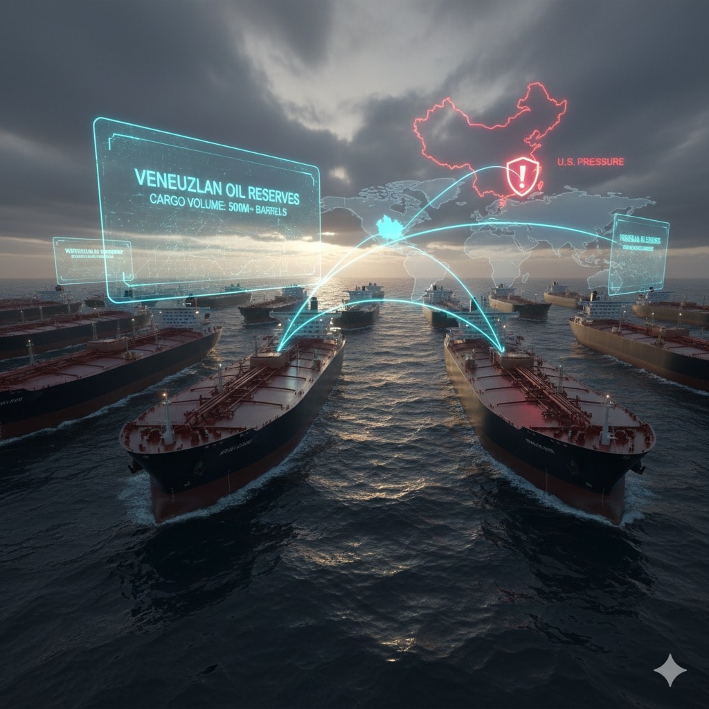 النفط الفنزويلي المخزن في البحر (Ai)