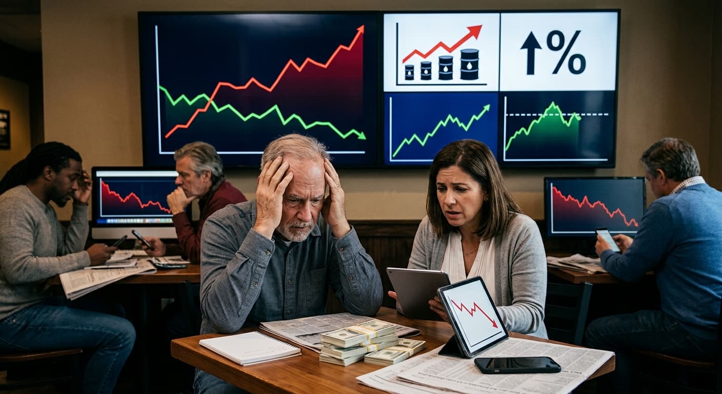 ارتفاع التشاؤم وتزايد السيولة النقدية وسط تقلبات الأسواق