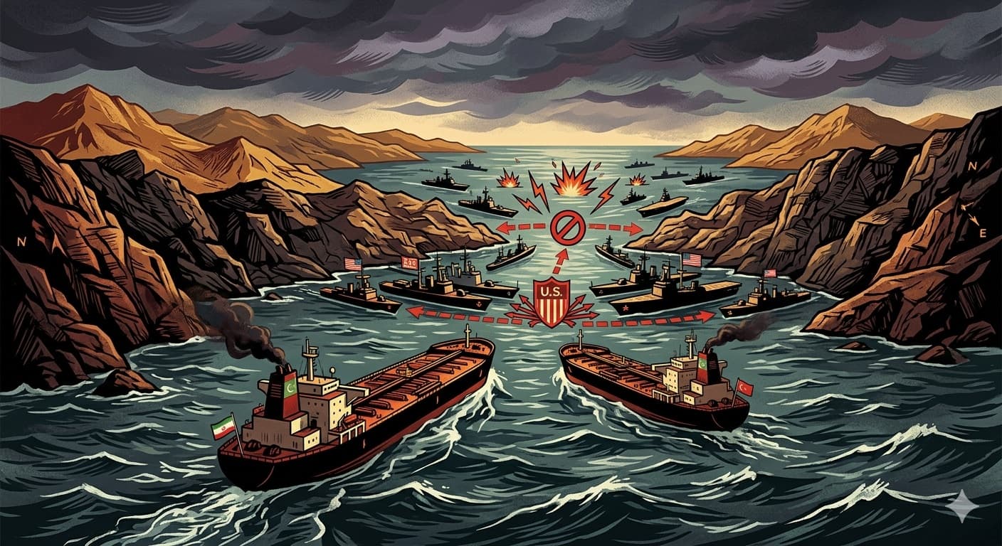 ناقِلتا وقود تحاولان عبور مضيق هرمز رغم الحصار الأميركي وتصاعد التوتر