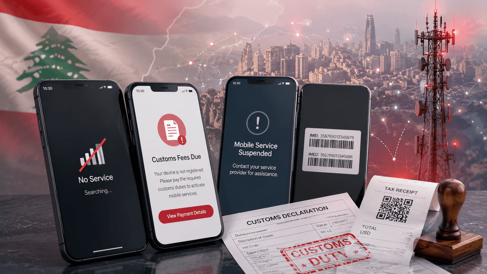 هيئة الاتصالات توضح أسباب تعليق بعض الهواتف على الشبكات اللبنانية