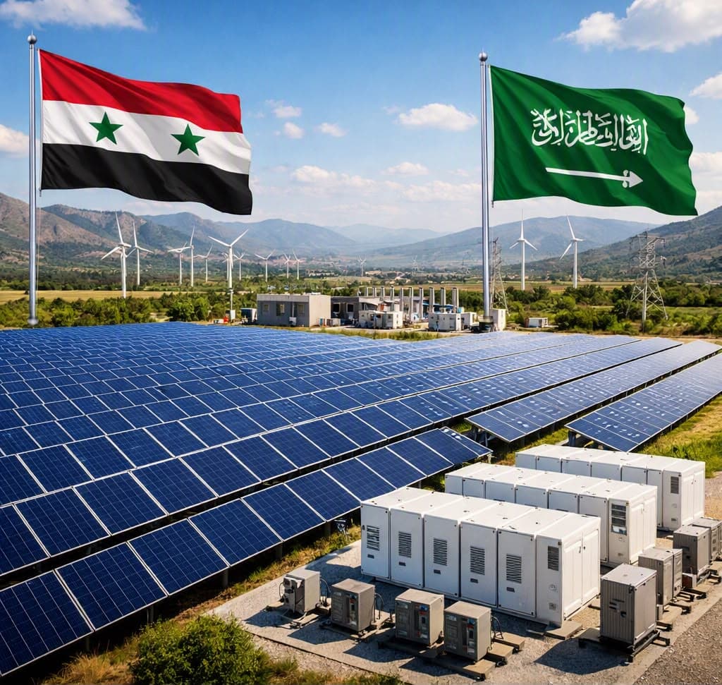 سوريا توسّع مشاريع الطاقة الشمسية بشراكة سعودية