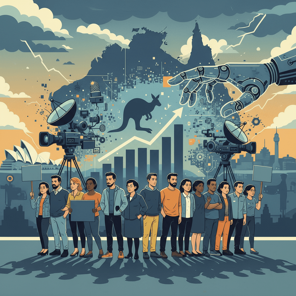 Australian Broadcasters Strike Over Pay, AI Fears; Programming Disrupted