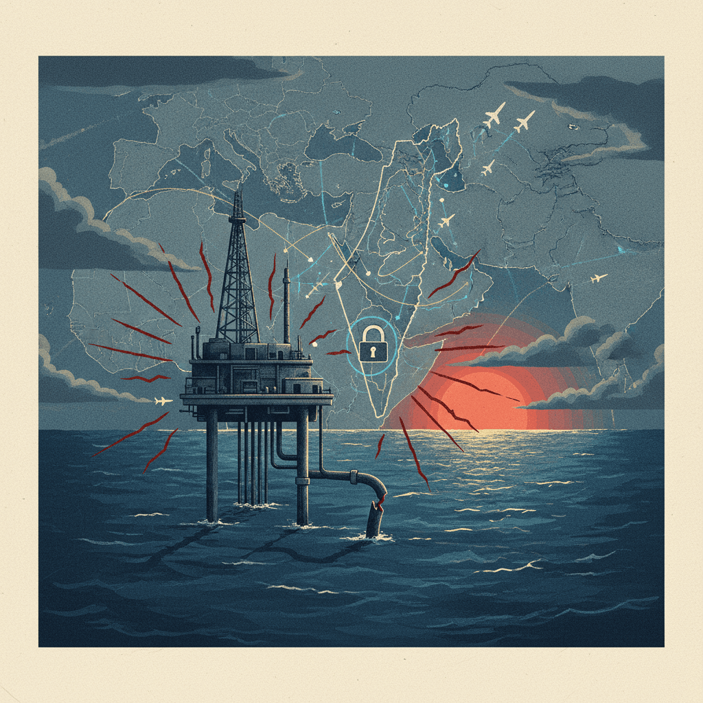 إسرائيل تغلق حقول الغاز الطبيعي وسط تصاعد التوترات الإقليمية