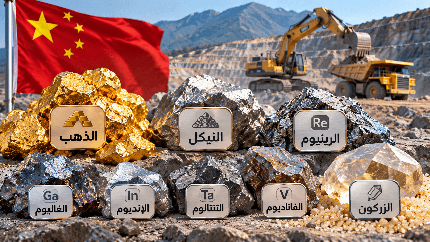 الصين تعزز مواردها من الذهب والمعادن الاستراتيجية-AI
