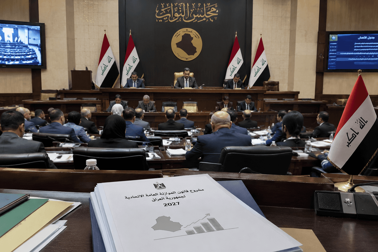 البرلمان العراقي يستعد لمناقشة موازنة 2027 بقيمة 152.8مليون دولار أمريكي