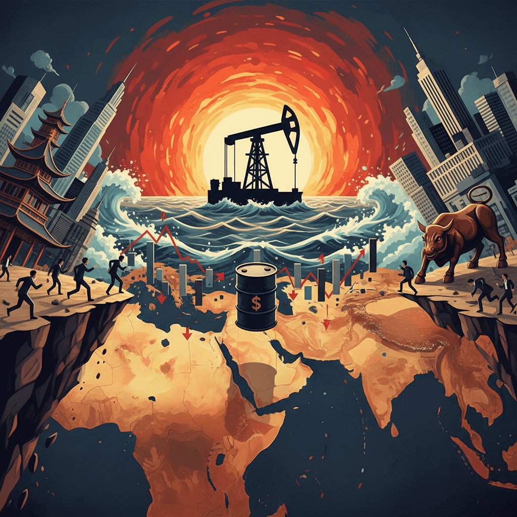 Mideast Conflict Rattles Global Markets: Oil Soars, Stocks Plunge