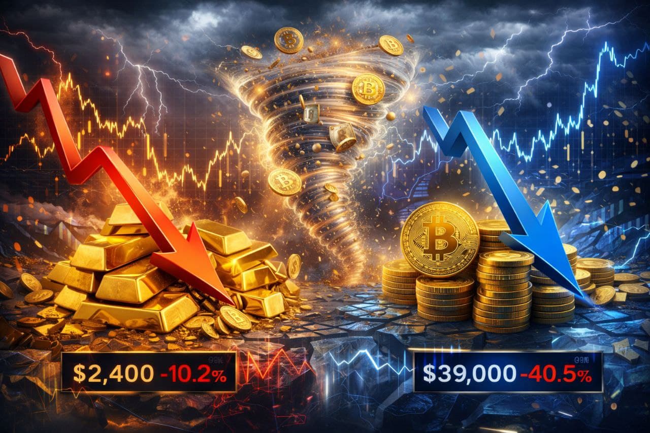 تقلبات الذهب تتجاوز بيتكوين للمرة الأشد منذ أزمة 2008
