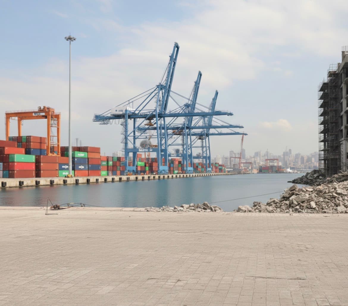 السفير الأميركي من مرفأ بيروت: ملتزمون بدعم المرفأ وتلبية احتياجاته