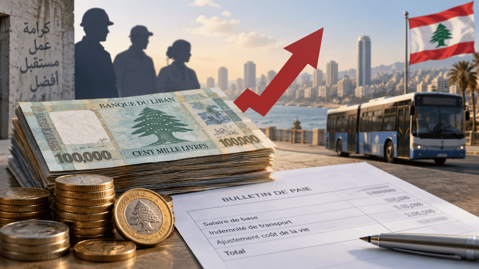 دعوة عمالية لرفع الأجور وبدل النقل في ظل ارتفاع تكاليف المعيشة