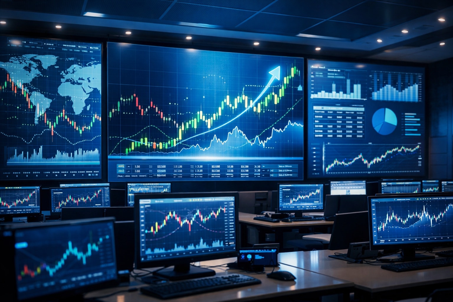 اسواق مالية AI