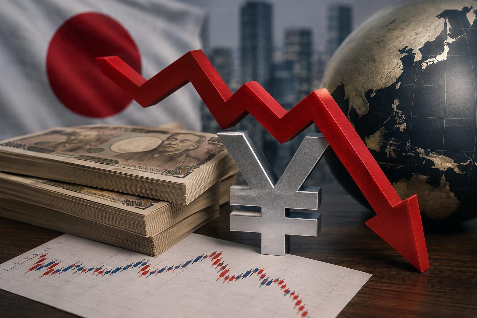 قوة الين تهدد مكاسب أسهم الشركات اليابانية ai