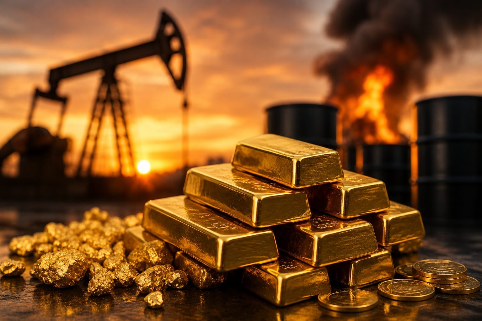 الذهب يتجه لأكبر خسارة أسبوعية ai