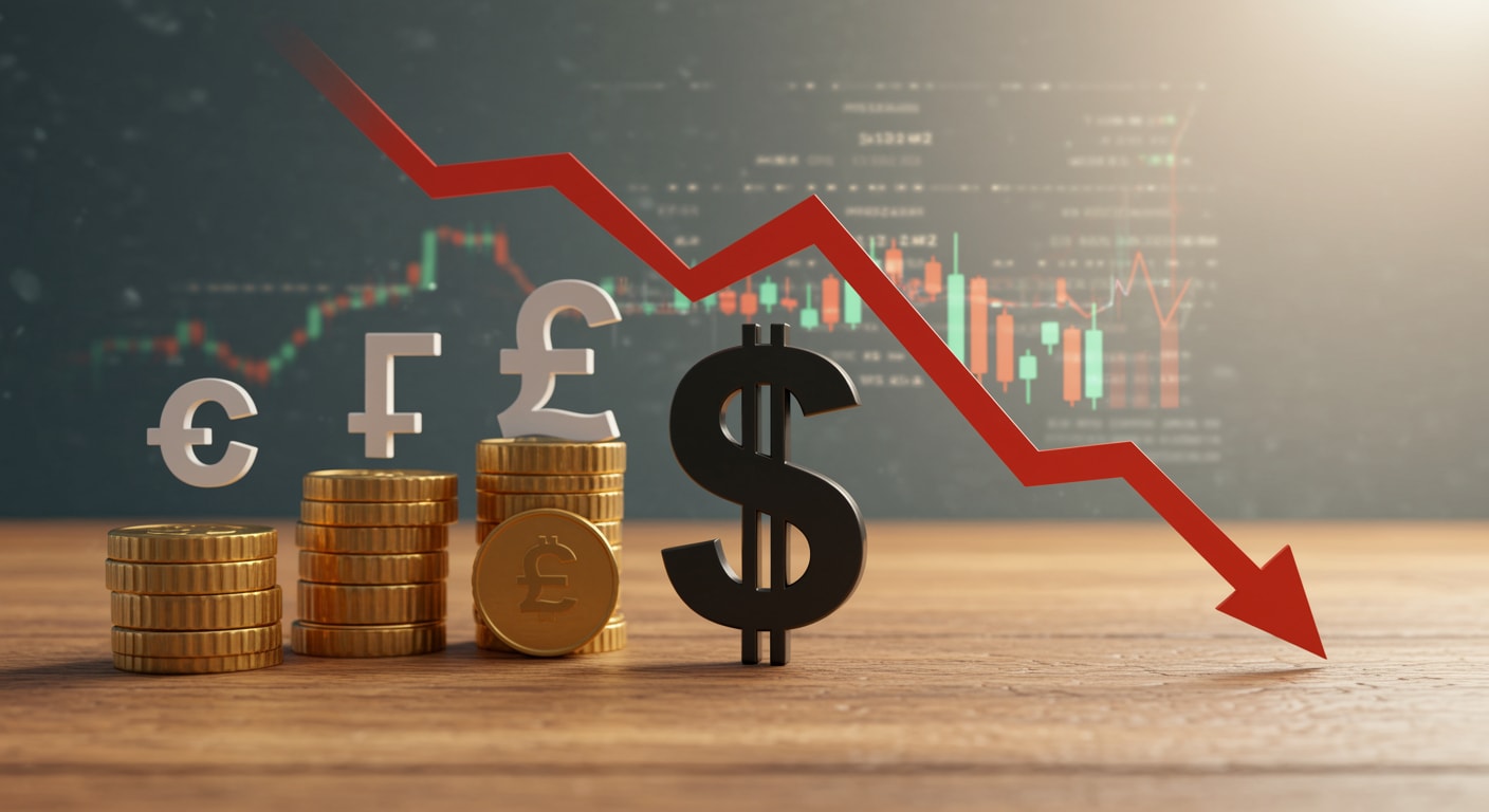تراجع الدولار بعد خفض الفيدرالي (Ai)