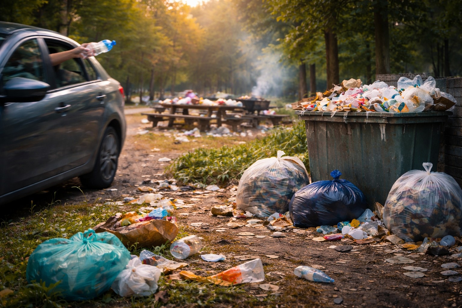 نفايات مرمية - مقالة الخطيب - سبين