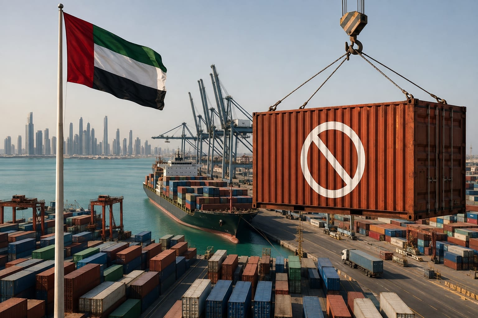 الإمارات تعلق التجارة مع إيران ai