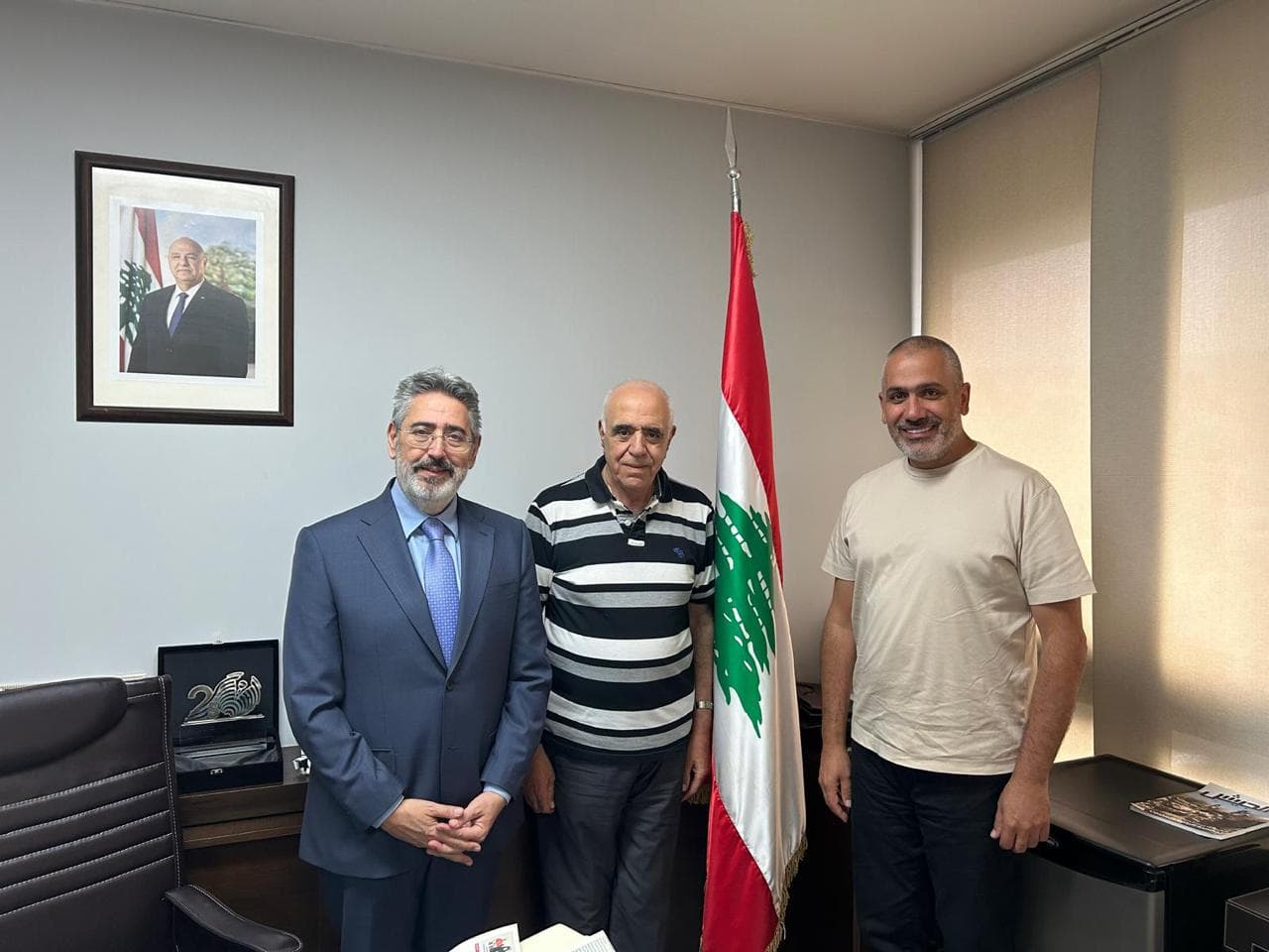 نقيب محرري الصحافة اللبنانية يبحث ثغرات قانون الإعلام وتعديله