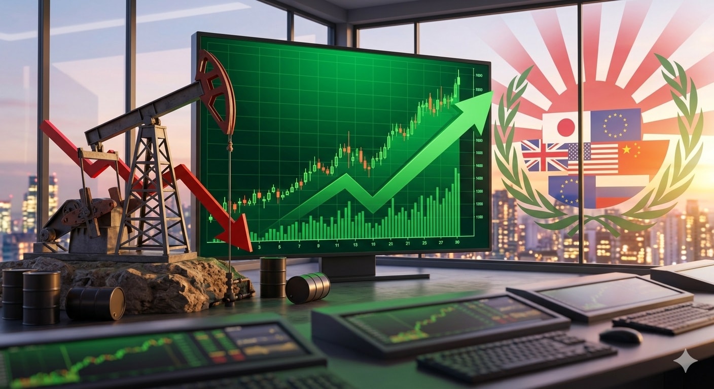 ارتفاع أسهم الشركات اليابانية_صورة مولدة عبر الذكاء الاصطناعي