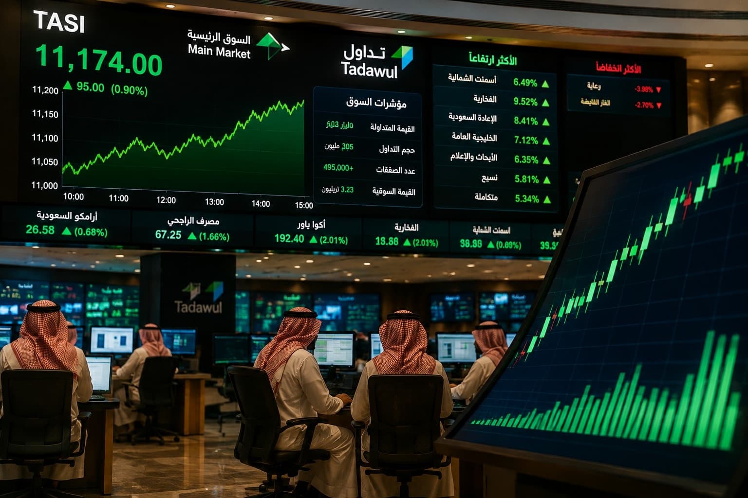 السعودية: "تاسي" يسجل أعلى إغلاق منذ أيار بمكاسب 5.5% خلال أغسطس