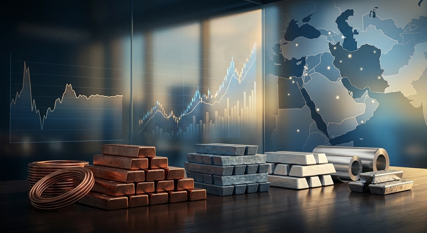 المعادن الأساسية تتعافى مع تراجع مخاوف التصعيد ai