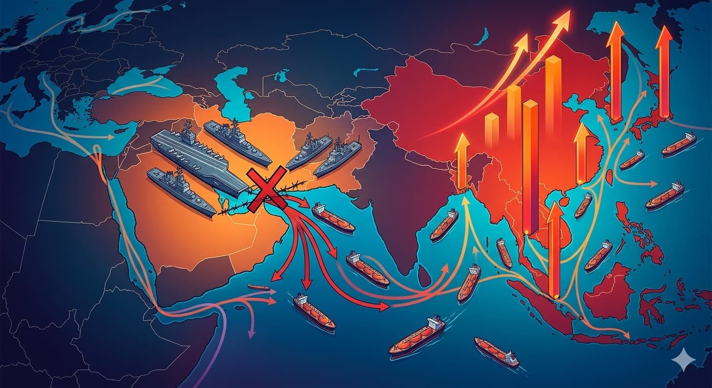 ارتفاع متوقع في أسعار الغاز الطبيعي المسال في آسيا مع تصاعد التوترات في مضيق هرمز