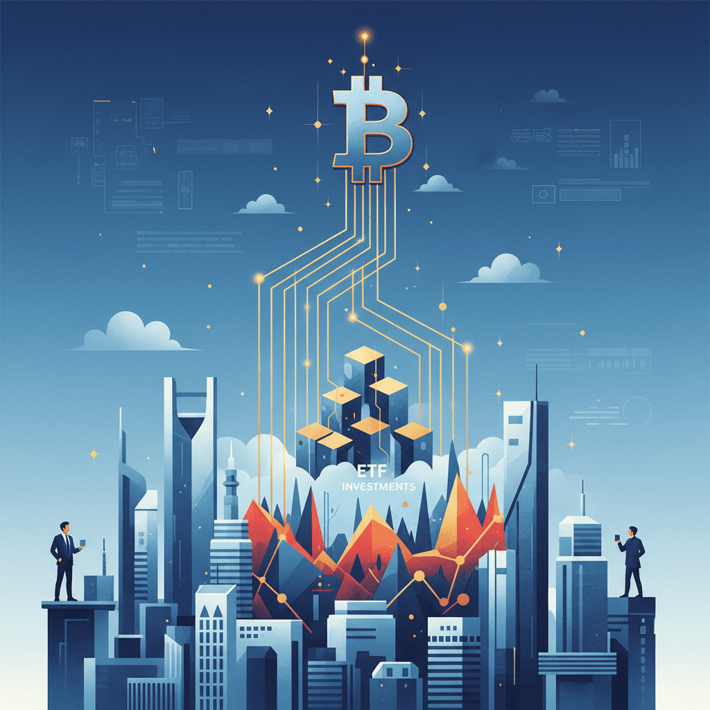 صناديق أبوظبي تعزز استثماراتها في صناديق المؤشرات المتداولة للبيتكوين رغم تقلبات السوق