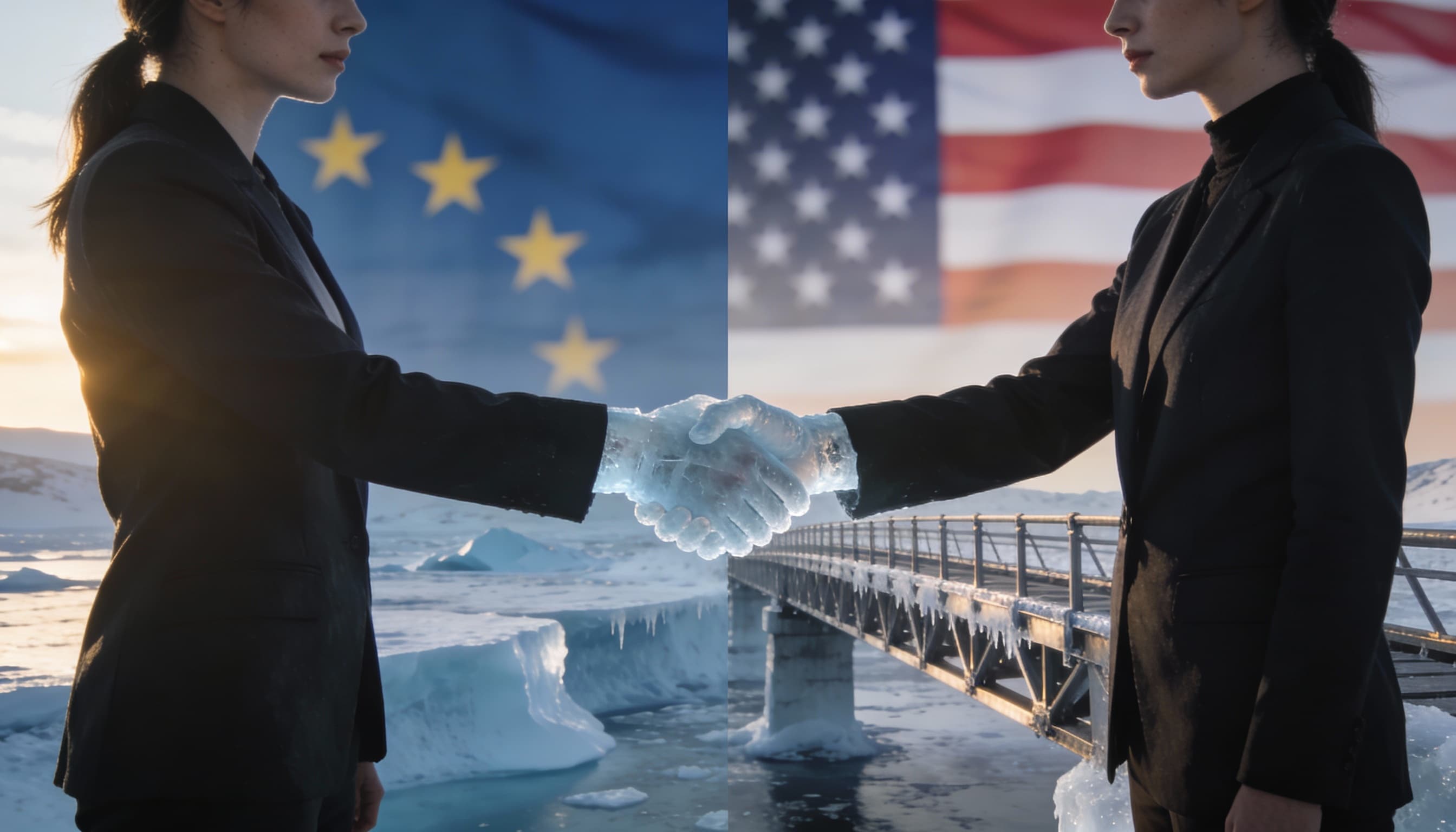 غرينلاند تفجّر أزمة تجارية: تجميد اتفاق أميركي–أوروبي ورسوم حتى 25%