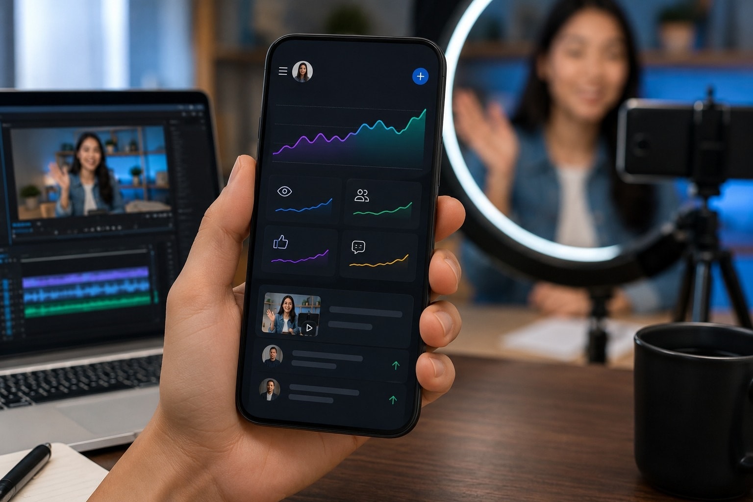 Aiتطبيق "كرييتور استوديو" الجديد يقدم تحليلات وتوصيات ذكية لمساعدة صناع المحتوى على تنمية جمهورهم وتعزيز التفاعل